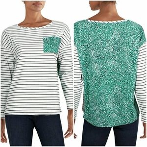 NEW Joules colorblock stripe shirt US 6